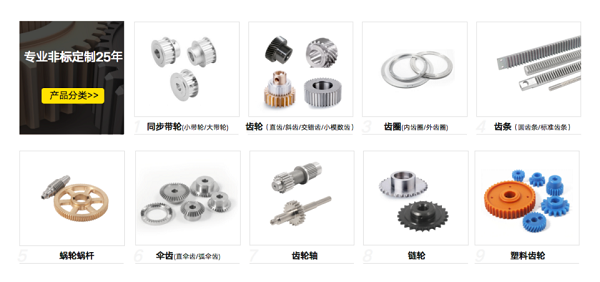 合發(fā)齒輪專(zhuān)業(yè)非標定制產(chǎn)品